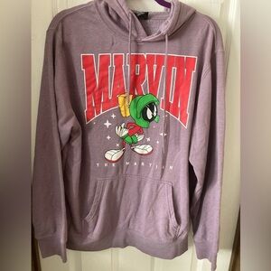 Warner Bros. Marvin the Martian Red and Purple Sweater
